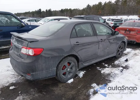 2011 Toyota Corolla S from USA, damaged, VIN 2T1BU4EE6BC748401
